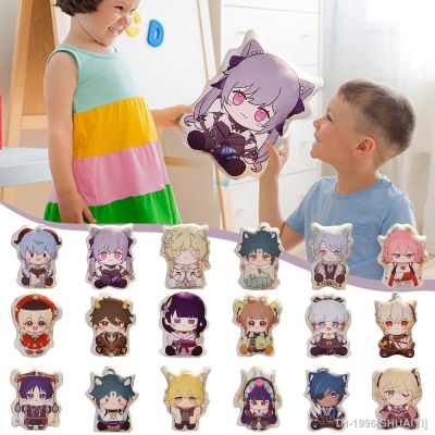 ✧❀﹊ SHUAIYI Jogo Genshin Tartaglia Xiao Kaeya Boneca Dolls Kids Aniversário Travesseiro Presente Pingente Acessórios Brinquedos