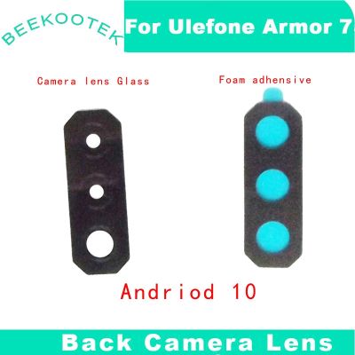 lipika New Original for Ulefone Armor 7 Camera Lens Glass Cover Sticker Repair Part Replacement For Armor7 Android 10 Phone