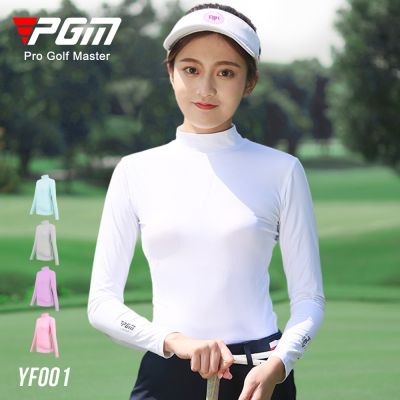 PGM Golf Clothes Ladies Summer Ice Silk Sunscreen Bottom Shirt Long Sleeve Slim Manufactor Spot Wholesale golf
