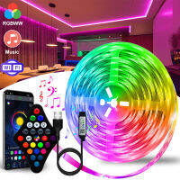 WIFI USB RGB ไฟ LED Strip 5050 rgbww 4in1 บลูทูธเทปไดโอด Tira Fita Luses LED ริบบิ้น Neon Night Light สำหรับทีวี Decor-Youerd