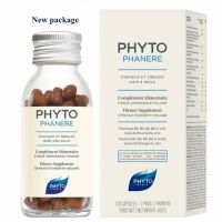 Phyto Paris Phyto phanere 120 ซอฟเจล ทานได้ 2 เดือน วิตามินลดผมร่วง บำรุงผมและเล็บ （EXP2025)