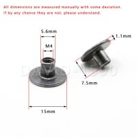 10ชิ้น M5 M4 M6 M8 M10เย็นหัวกลมฐานแทรกน็อตเชื่อมน๊อตเฟอร์นิเจอร์