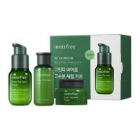 ▶️Innisfrree Green Tea Seed Serum Tri-Biotics Biome Kit Set (3 items: Serum 30ml + Skin 30ml + Cream 20ml) [ ด่วน ไม่ลองถือว่าพลาดมาก!! ]