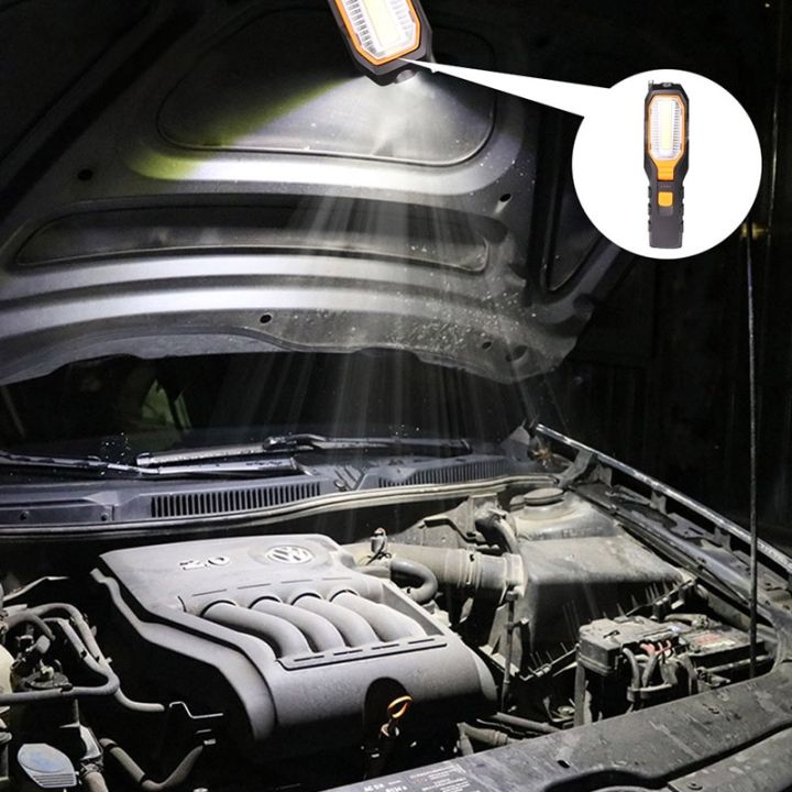 ไฟ-cob-ledชาร์จusb-ไฟตรวจสอบแบบแม่เหล็กไฟฉายไฟทำงานซ่อมรถยนต์-ไฟฉายแบบชาร์จ-อุปกรณ์เดินป่า-เครื่องมือช่าง-ซ่อมรถ-work-light