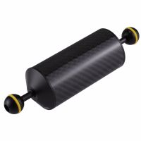 ♗ PULUZ Carbon Fiber Float Buoyancy Aquatic Arm Dual Ball Floating Arm Diving Camera Underwater Diving Tray 80mm 60mm