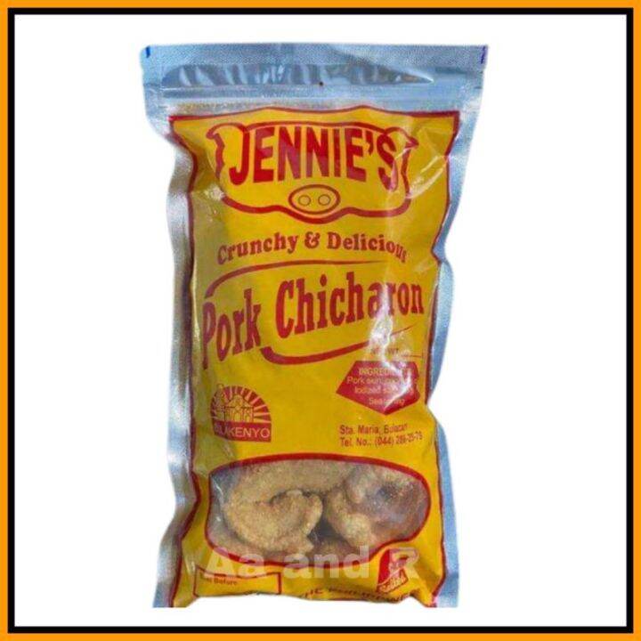 Jennies Pork Chicharon Back Fat 250 Grams From Bulacan Lazada Ph