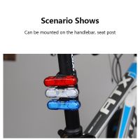 LED Tail Light Bicycle Rear  Lights USB Rechargeable Waterproof Mountain Bike  Helmet Lamp  Night Cycling High Visibility Light Lights Reflectors