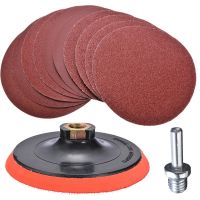 【cw】 10pcs 125mm Sanding Disc Set and Paper with Backing Polishing Cleaning Tools 【hot】