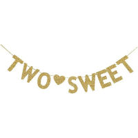 [Foocome]Gold Glitter 2nd Birthday Cupcake Picks Number 2 Cupcake Toppers -12Pcs