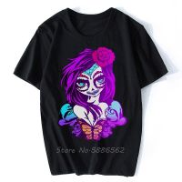 Mexico Calavera Sugar Skull Cool Tshirt Men Summer New White Casual Short Sleeve T Shirt Unisex Streetwear Dia De Muertos Tee XS-6XL