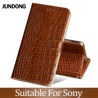 For Sony Xperia XZ1XZ2 XZ3 XZ4 XA2 XA3 L3 Compact Xz Z5 Premium Case Cowhide Luxury Card slot wallet phone flip cover