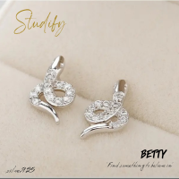 Studify | Betty ต่างหูเจาะ เงินแท้ เหมาะกับคนแพ้ง่าย