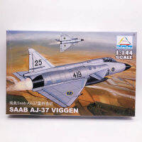 * 1:144สวีเดน SAAB AJ-37 VIGGEN เครื่องบินรบรุ่นทหารเครื่องบินประกอบรุ่น