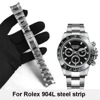 ❇❏ 904L สแตนเลสสตีลสำหรับ Rolex Green Water Ghost สาย Submariner Daytona 20 มม. สายนาฬิกาผู้ชายสร้อยข้อมืออุปกรณ์เสริม