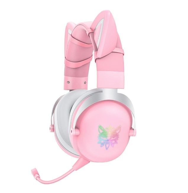 bluetooth-headphone-หูฟังบลูทูธ-onikuma-b20-rgb-cat-edition-pink