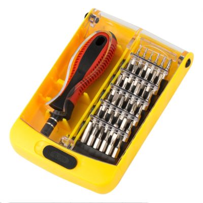 【CW】 37 In 1 Screwdriver Set Handle Bit Bits Torx Slotted for Electric Repair Tools Cell