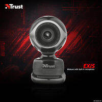 กล้องเวปแคม TRUST EXIS WEBCAM USB BLACK/SILVER (17003)