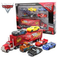 เอ็กซีซาร์รถ3 Lightning Mcqueen Jackson Storm Mack Le ชุดรถบรรทุก1:55รถยนต์โลหะหล่อแข็งของเล่นโมเดลของขวัญคริสต์มาส