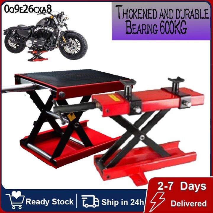 50 PCSMotorcycle ATV Scissor Lift Jack Crank Hoist Stand with Saddle