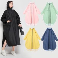 Windbreaker raincoat Lagre size and long adult mens and womens fashion hat  weather proof and waterproof clothing  long sleeve