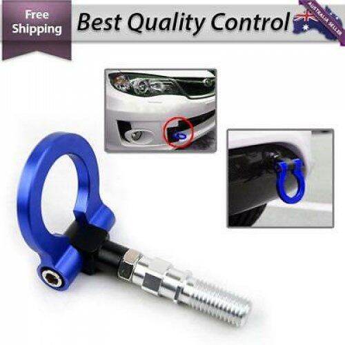 Titanium Aluminum Racing Red Tow Hook Civic Mitsubishi Evo Nissan S13