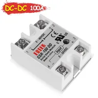 Sinotimer Ssr100a รีเลย์3-32V 12V Dc ถึง5-60V โหลดดีซี Ssr-100dd Ssr 100dd รีเลย์โมดูลโซลิดเสตท Dc-Dc เฟสเดียว