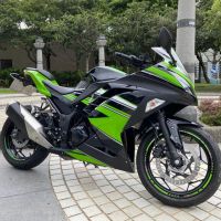 ชุดสำหรับคาวาซากิแฟริ่งรถจักรยานยนต์นินจา300 EX300 300 Ninja300 2013 2014 2015 2016 2017ฉีดตัวถังรถสีเขียวดำ