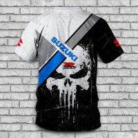 2023 เสื้อเชิ้ต 3d Suzuki GSX-R - เสื้อยืดผู้ชาย 3d ของขวัญ - ขนาด s ถึง 3XL - ฮาโลวีน - SKULL SO COOL COTTON