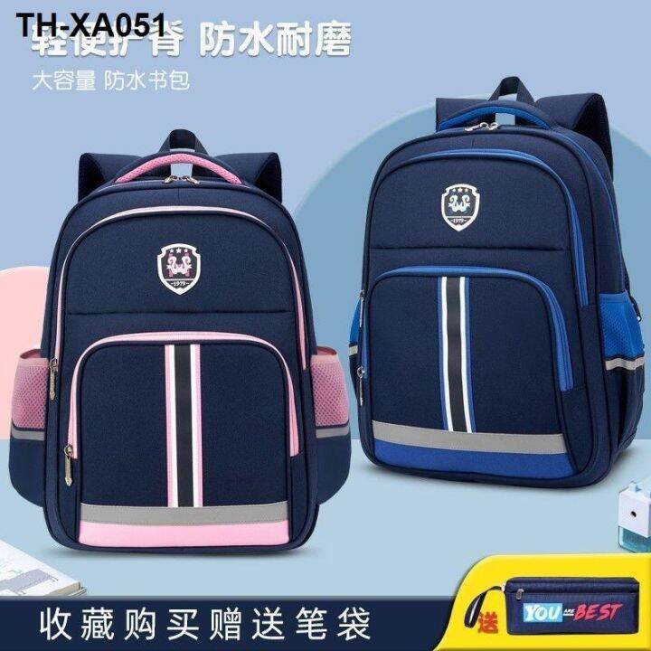 childrens-schoolbag-male-first-second-third-to-sixth-grade-elementary-school-junior-high-students-ultra-light-spine-protection-reduce-the-burden-waterproof-backpack-female