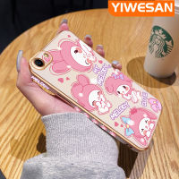 YIWESAN เคสสำหรับ OPPO A83 A71 A71K A37 A39 A57 A57T ลายการ์ตูนน่ารักเมโลดี้สุดหรูเคลือบดีไซน์ใหม่เคสมือถือขอบสี่เหลี่ยมซิลิโคนนิ่มเคสกันกระแทกเคสป้องกันกล้องฝาปิดเลนส์เต็มรูปแบบ