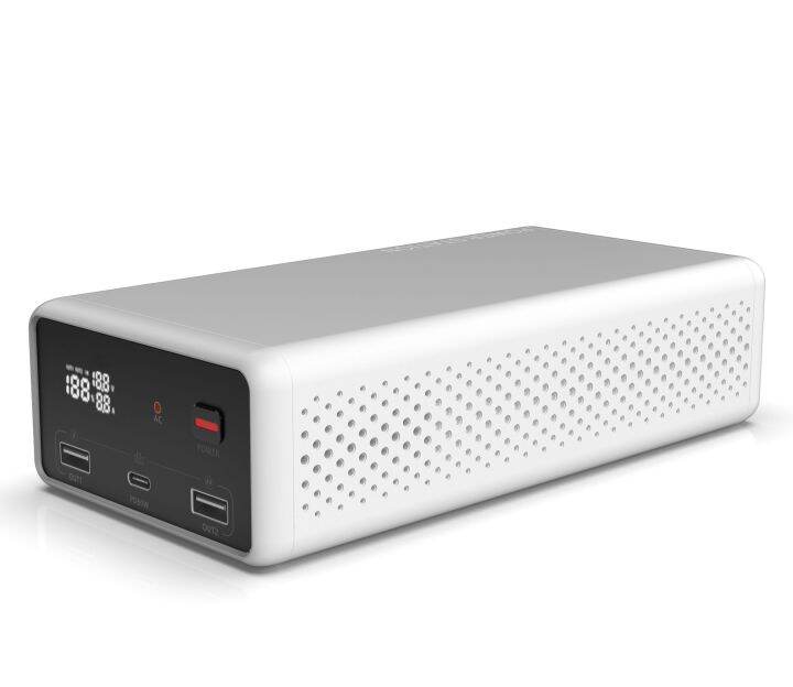 Technoamp AC 220V 100W 25200mAh Lifepo4 AC Power Bank USB C PD 45w super charge Quick Charge 3.0