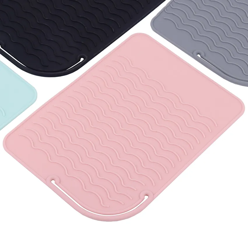 1pc Multi-function Non-slip Flat Silicone Heat Resistant Mat for