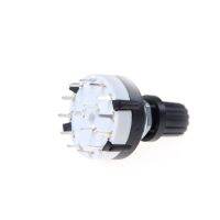 3P4T Single Deck Rotary Switch Band Selector 3 Pole 4 Position With Knob Black Wholesale