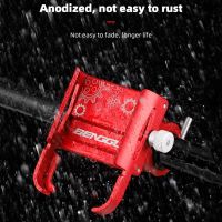 Bicycle Mobile Phone Holder Aluminium Alloy Motorcycle Bike Handlebar Support Bracket 360 Rotation Shockproof Cell Phone Bracket