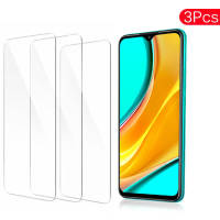 3 ชิ้นกระจกป้องกันสำหรับ Xiaomi Redmi 9 แก้วปกป้องหน้าจอ Xiaomi Xiaomi Redmi 9 M2004J19AG Redmi9 กันกระแทกโทรศัพท์ฟิล์ม-SOPO STORE