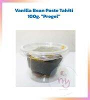 Vanilla Bean Paste Tahiti 100g. "Pregel" วานิลาตาฮิติชนิดเพสท์ แบ่งบรรจุขนาด100 กรัม จำนวน 1 ขวด  กลิ่นผสมขนม วัตถุแต่งกลิ่นสังเคราะห์ สารแต่งกลิ่นอาหาร artificial flavor natural flavor กลิ่นผสมอาหาร