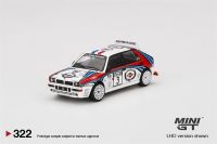 มินิ GT 1:64 Lancia Delta HF Integrale Evoluzione 1992แรลลี่มาร์ตินี่ดายแคสต์ขนาดเล็กโมเดลรถยนต์คอลเลกชันขนาดเล็ก