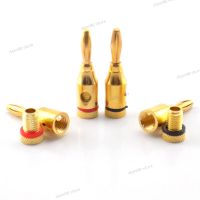 1pair 4mm Banana Plug Musical Cable Wire Audio Speaker Connector Plated Musical Speaker Cable Wire Pin Connectors WB5TH