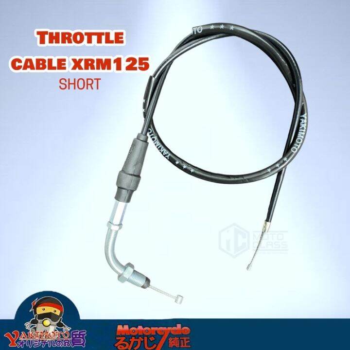 YAKIMOTO THROTTLE CABLE XRM 125 SHORT 8278 Lazada PH