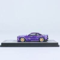 อินโนรุ่น1:64สำหรับรถยนต์รุ่น Silvia S14จรวดกระต่ายโลหะผสมดายหล่อรุ่นผสมสี