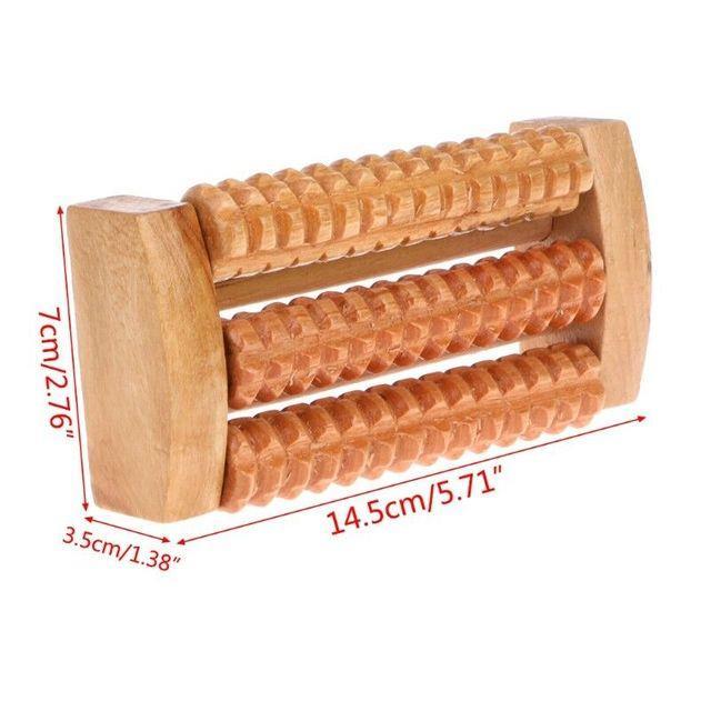 3-6-row-wooden-foot-shiatsu-roller-foot-care-massager-massager-roller-heath-therapy-acupressure-relax-massage-pain-stress-relief