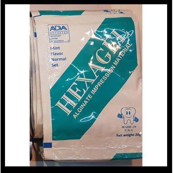 Hexagel Dental Alginate Powder Impression 10pcs Lazada PH