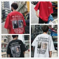 KK เสื้อยืดคอกลมแขนสั้น oversize ผู้ชาย Men Short Sleeve T-Shirt รุ่น 0057