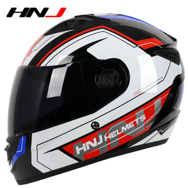 HNJ Helmet Full Face Motor Safety Motorcycle Helmet Lazada