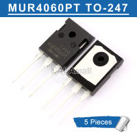 5 ชิ้น mur4060pt TO-247 mur4060 TO247 40A/600 โวลต์ฟื้นตัวอย่างรวดเร็ว rectifier ทรานซิสเตอร์ใหม่เดิม