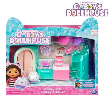  Gabby's Dollhouse, Art Studio Set with 2 Toy Figures