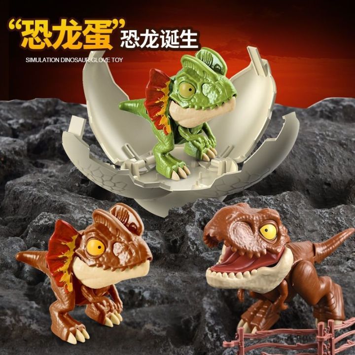 mini-q-version-of-the-mouth-bite-fingers-jurassic-dinosaur-toys-century-movable-limbs-joint-simulation-animal-model