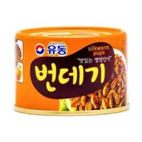 [สินค้าใหม่]ดักแด้ กระป๋องเกาหลี  yudong silkworm supa can 번대기 130g