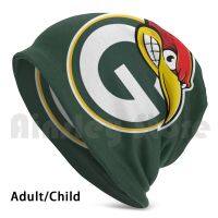 Green Bay Wood Peckers-Logo-Color Background Hat Hat Football American American Football Bar Wine Tools