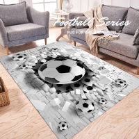 Football Rug For Bedroom Kids 3D Print Soccer Floor Car Living Room Large Flannel Sponge Anti-slip Baby Play Mat Home Decor